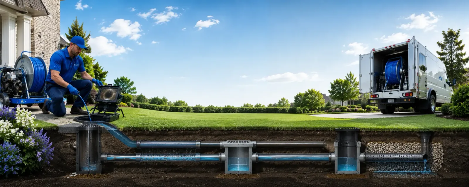 Outdoor drain cleaning information for Atlanta, IL